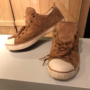 Ugg Suede and Shearling Sneaker
